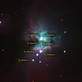 Orion Nebula - Core Details & Trapezium - Common Names